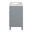 Meuble-lavabo moderne 36 po avec lavabo supérieur-106912753
