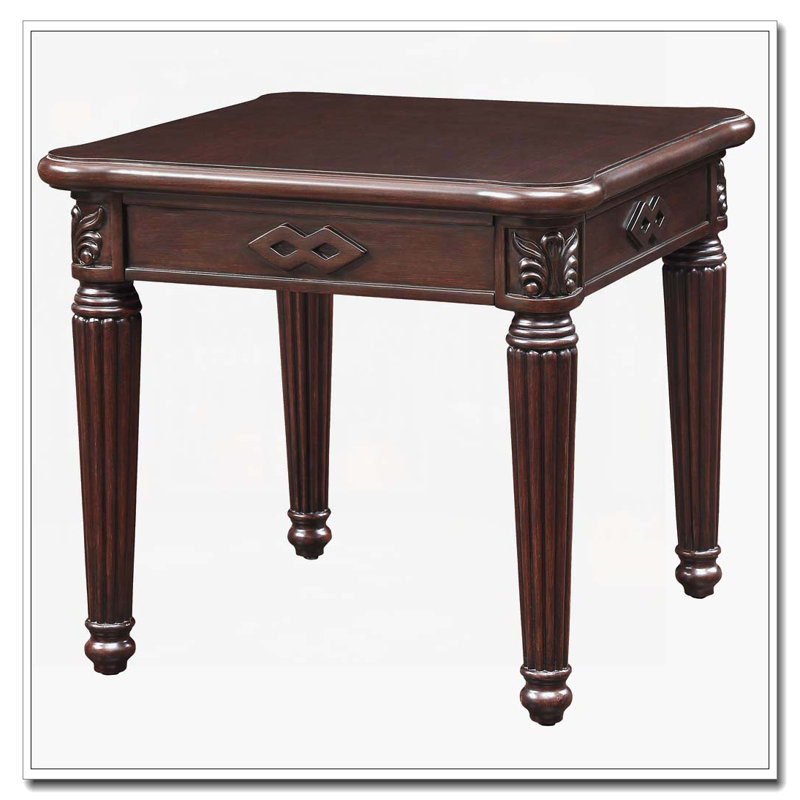 Table de bout espresso avec pieds tournés
