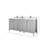 Atlanta  Oak Wood 72 In. W X 22 In. D Double Sink Bathroom Vanity With 2 In.-108734136