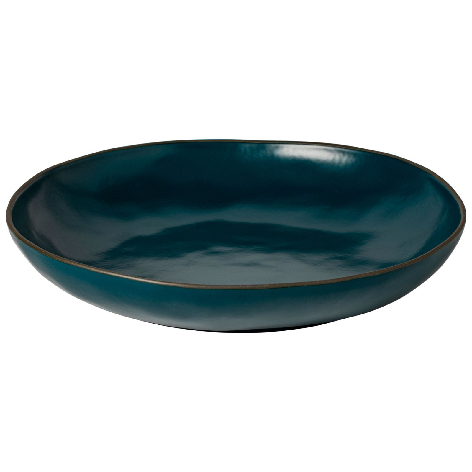 Stacked Organic Serving Bowl, Deep Sea