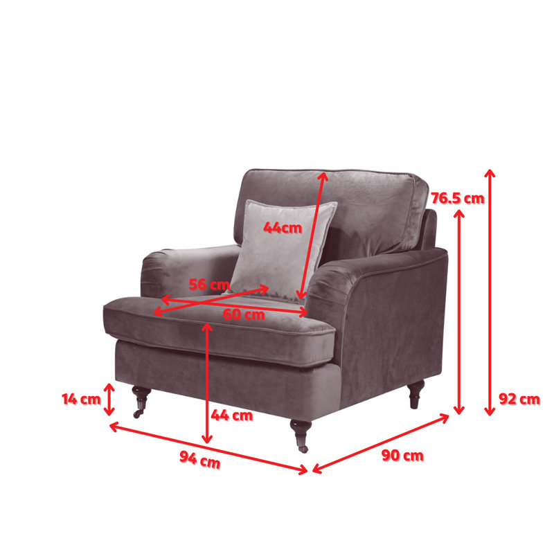 Consetta Armchair, Brown