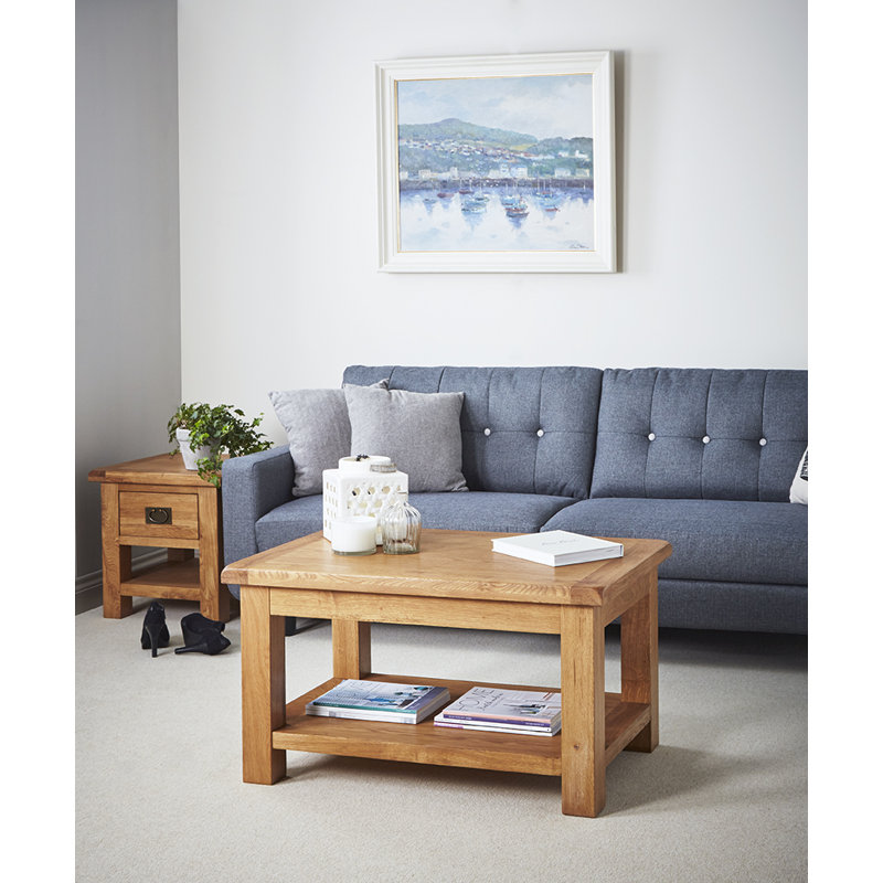 Benjamin 4 Legs Coffee Table with Storage, 50 cm H x 110 cm W x 70 cm D