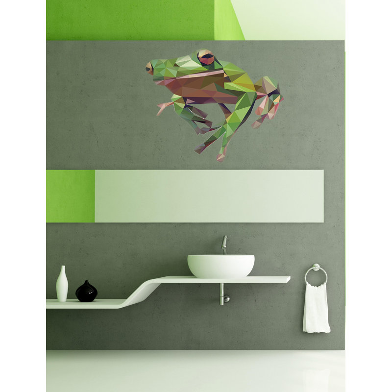 Adhésif décoratif grenouille, H 33 po x l 33 po