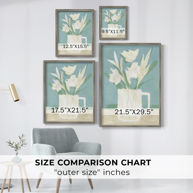 Reproduction encadrée Mute Spring Arrangement III - bois massif, H 30 po x l 24 po