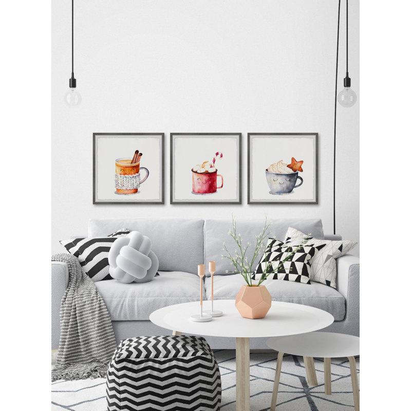 Triptyque de friandises froides de Noël, H 32 po x l 32 po x P 1,5 po
