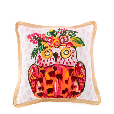 Housse de coussin d'extérieur hibou Terrasol