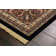 Tapis brun/noir en laine wheeler Cirro