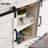 Jaretsy Farmhouse Buffet Cabinet, 53.5” Sideboard Cabinet with 3 Drawers, Coffee Bar for Dining-328474207