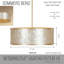 Luminaire suspendu à 6 lumières
