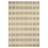 Quince Scandinavian Modern Grid Beige/ Ivory Area Rug-116003400