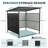 6' X 6' Metal Gazebo Outdoor Pergola For Patio