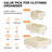 Drawer Organizer 15 Pack， Foldable Baby Clothes Storage & Dresser Organizer，Nursery Organization Dresser Dividers For Underwear, Sock,Bra, Belt, Tie, Beige-1129478357