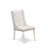 Forney Parson Chairs - Button Tufted Nailhead Trim Light grey Faux Leather Padded Dining Chairs, Set of 2, Linen White-57377378-130944821