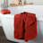 Lavish Home 6 Piece Bathroom Towels Set - 625GSM 100% Cotton Bathroom Essentials with 2 Absorbent Wash Cloths, 2 Hand Cloths, and 2 Bath Towel for Shower, Gym, Dorm and Spa (Burgundy)-19700440