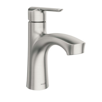Moen Findlay Single-handle Single-hole Bathroom Faucet In Spot Resist 