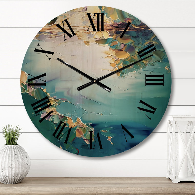 Horloge murale en bois Winona, Moyenne