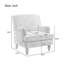 Fauteuil rembourré simple