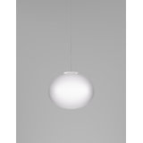 Lucciola Suspension P White Matt Satin Nickel E26 Ul