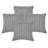 Decorative Compression Light Gray Faux Rabbit Fur Flannel Square Throw Pillow Covers With Inserts-4448263