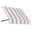 Gray/White Stripe