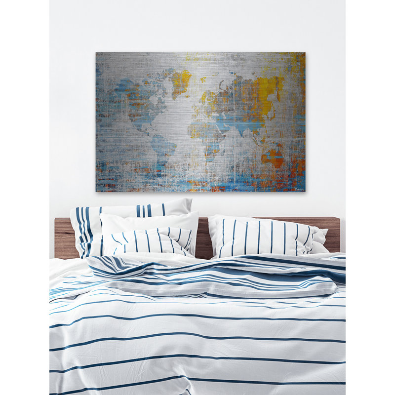" Continental Journey " by Parvez Taj, 20" H x 30" W x 1.5" D