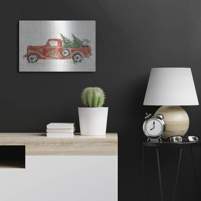 «Modern Farmhouse VIII» par Anne Tavoletti, art mural en métal