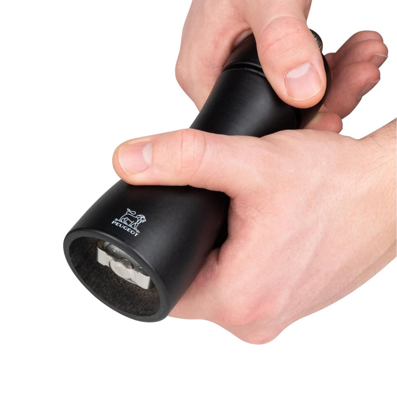 Peugeot Tahiti Duo Black and White Wood Salt and Pepper Mill Set