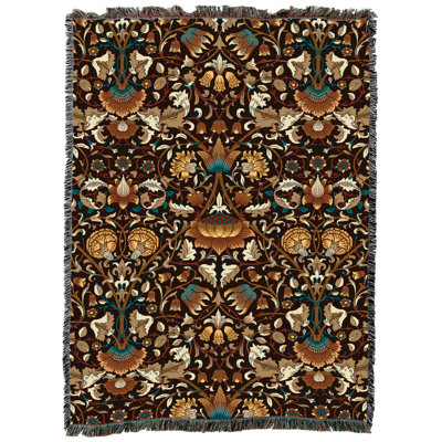 Couverture pure Sienna Lodden XL de Pure Country Weavers - Artisanat - Jeté en coton tissé à la main - fabriqué aux États-Unis (82 x 62)