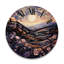 Horloge murale en bois paysage campagne lavande II Patchwork II-1019504217