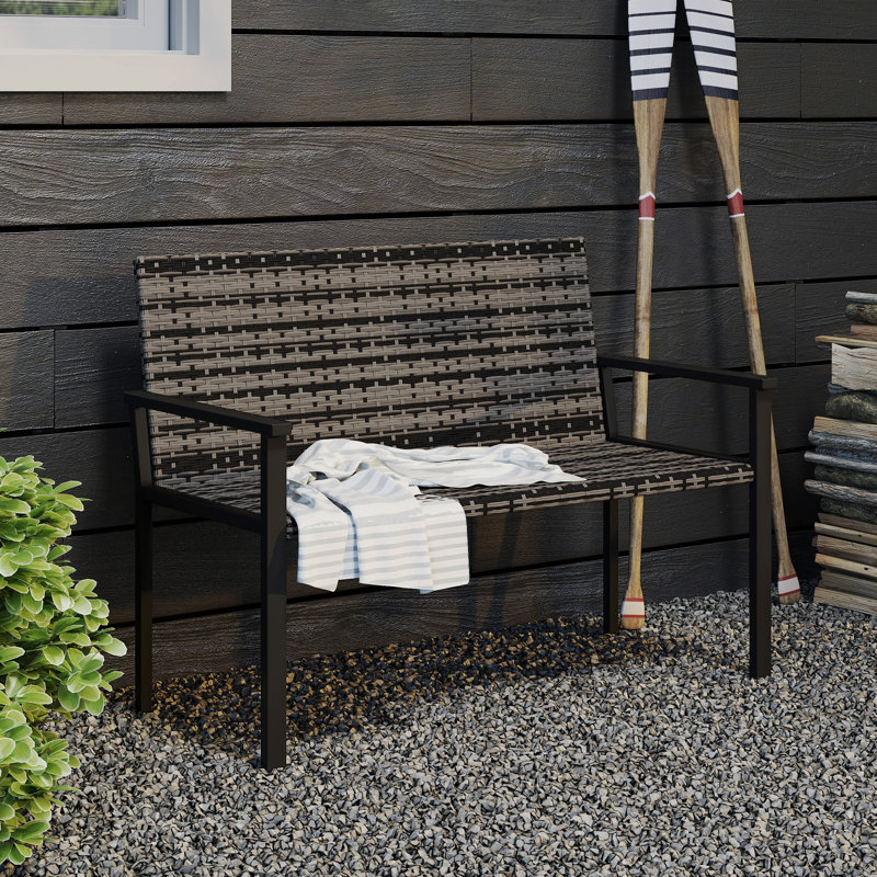 Garden Bench, Mixed Grey