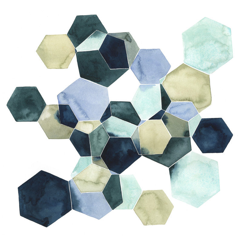 Crystallize I by Grace Popp - Wrapped Canvas Painting, 76cm H x 76cm W x 3.8cm D