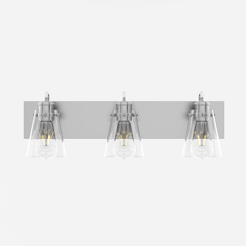 Beaudry 3 - Light Dimmable Vanity Light, Brushed Nickel