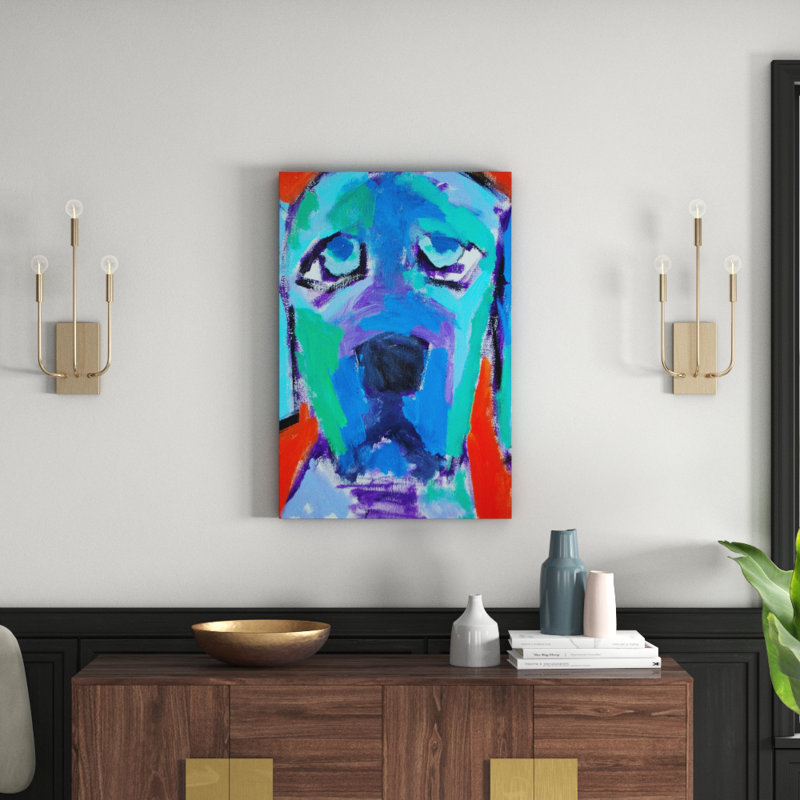 Michelle Rivera - Wrapped Canvas Painting, 91cm H x 61cm W x 3.81cm D