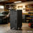 34.3-Inch Narrow Rolling Tool Cabinet With Lockable Door, Double Drawers, Large Handles, And Metal Construction, Perfect For Storage In Small Spaces.