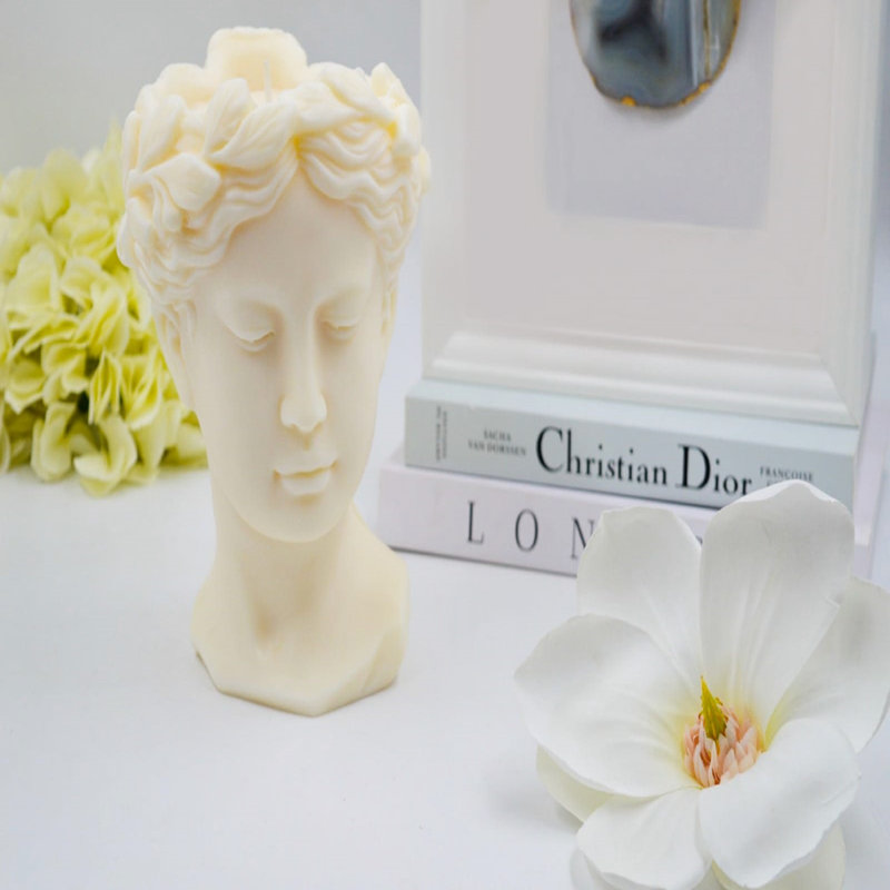 Greek Goddness Unscented Novelty Candle
