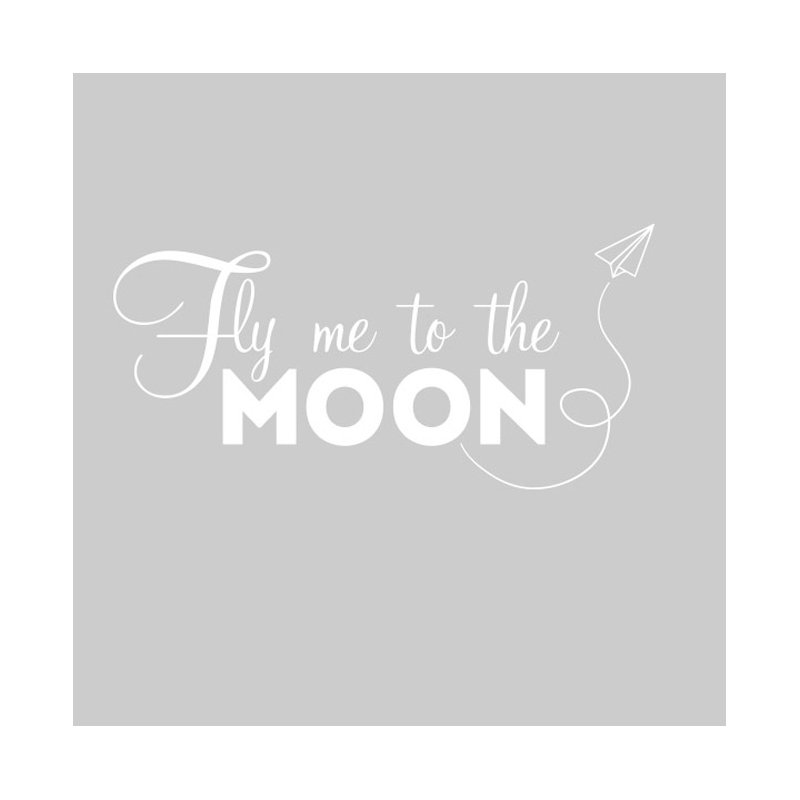 Wall Decal, Medium, White