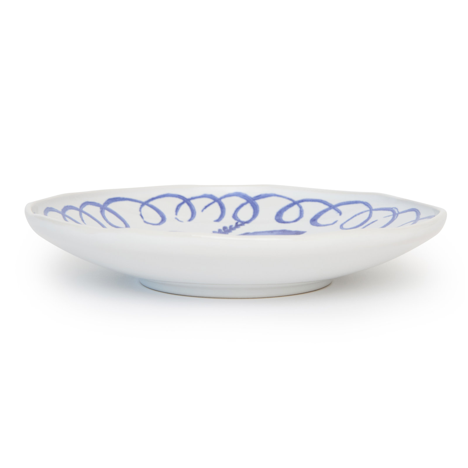 Hartley Pasta Bowl - Pink - 9.1", White, Blue