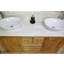 Degraw 1430mm Double Bathroom Vanity with Vessel Ceramic Basin-516380475