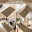 Tapis de couloir de cuisine antidérapant lavable - Tapis d'évier en polypropylène absorbant-129509199-129509200