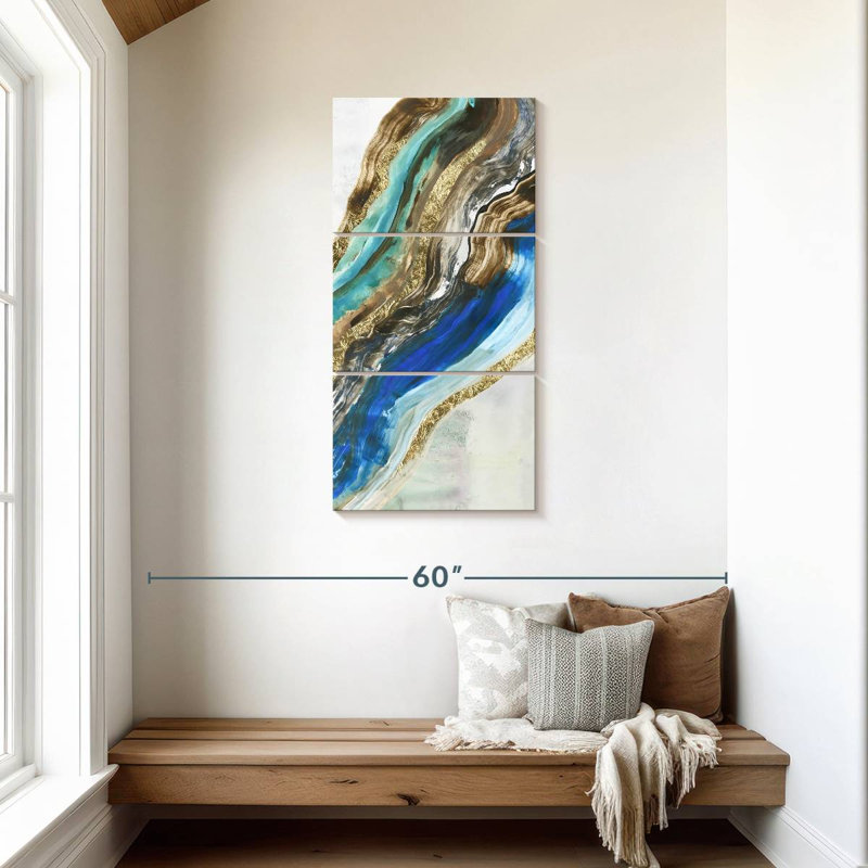 Crystallized I, 44" H x 21" W