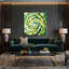 Art mural sur toile vert-1588799190