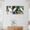 Ensemble de 3 tableaux muraux en toile tendue, représentant un héron blanc, pour salon, chambre ou décoration intérieure.