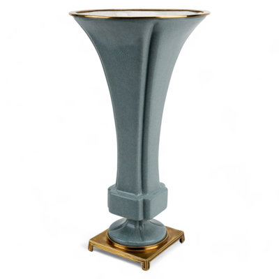 Vase en porcelaine décorative peint à la main