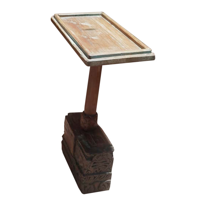 Argjirulla Solid Wood Frame End Table