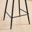Ansel Breakfast Bar Stool - Luxury Fabric Upholstered Sleek Modern Design-610793064