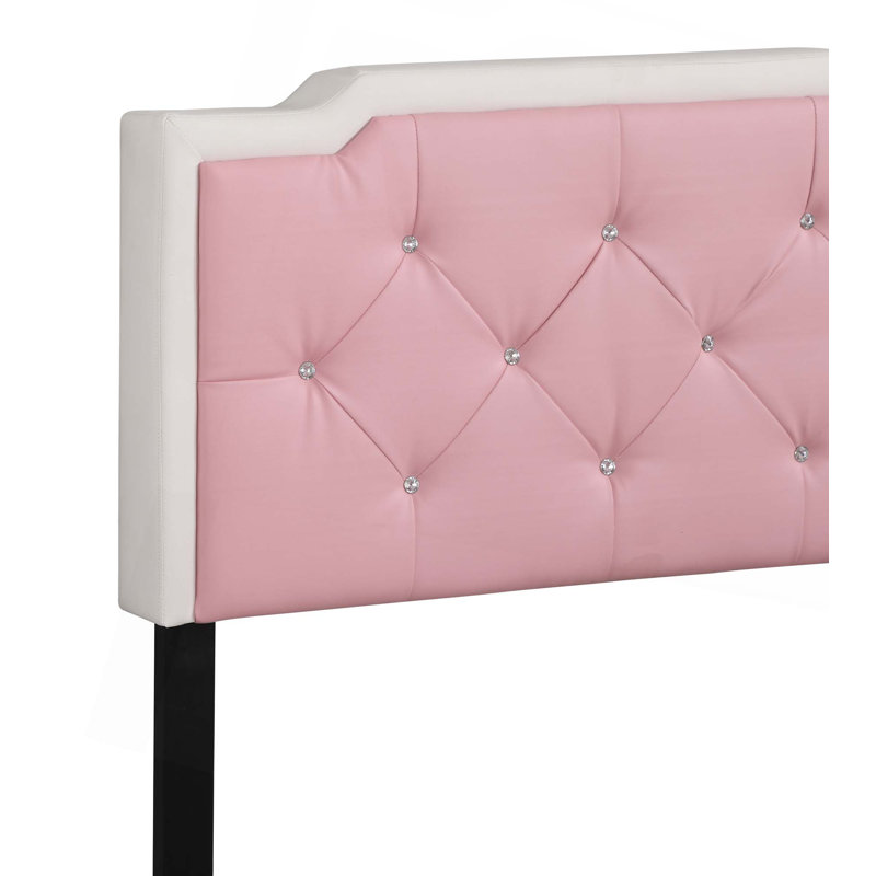 Lit de haute qualité pour une expérience de sommeil supérieure, Double, Blanc / rose