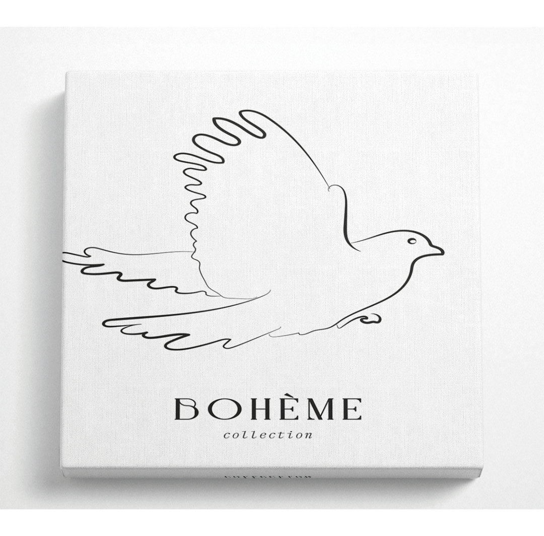 Boheme Taube - Kunstdrucke auf Leinwand - Wrapped Canvas