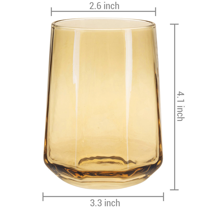 4 Piece 355ml Drinking Glasst Set