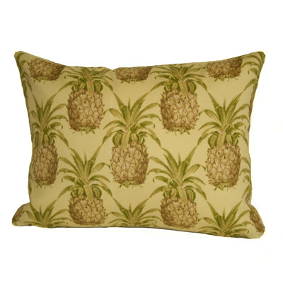 Sunbury Pineapple Indoor/Outdoor Lumbar Pillow