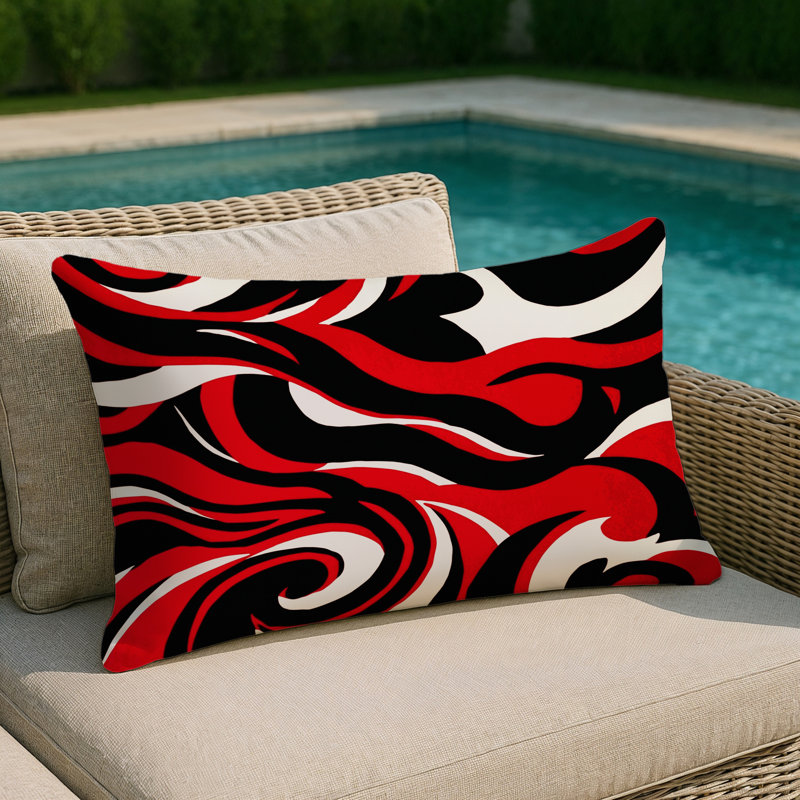 Tide Indoor And Outdoor Pillow, Rectangle 25"H x 18"W